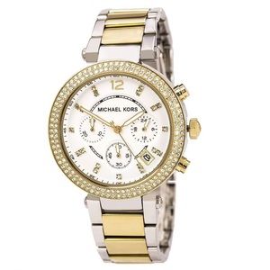 Michael Kors ‘Parker' Two-Tone Chronograph Watch